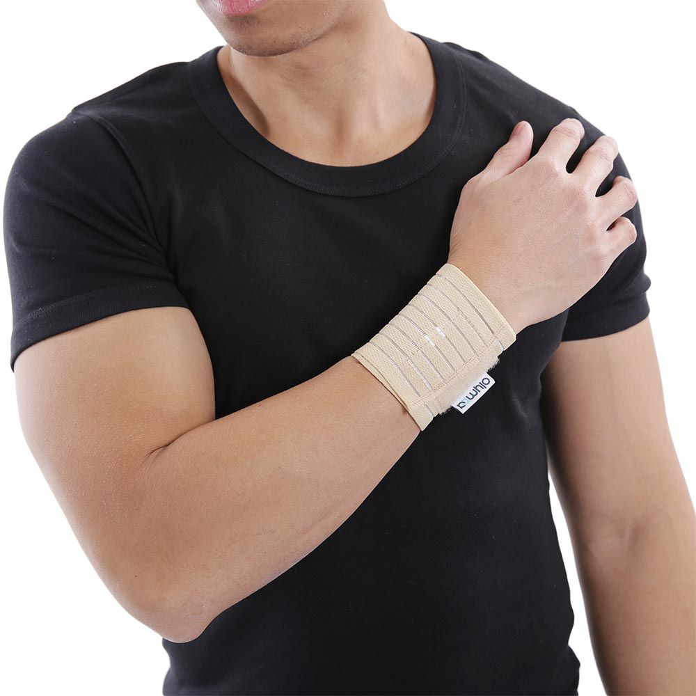 Olympa Elastic Wrist Support with Velcro Beige One Size OWS-311 - Easy Pharmacy LLC