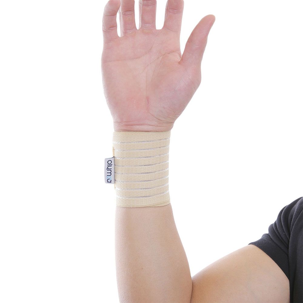 Olympa Elastic Wrist Support with Velcro Beige One Size OWS-311 - Easy Pharmacy LLC