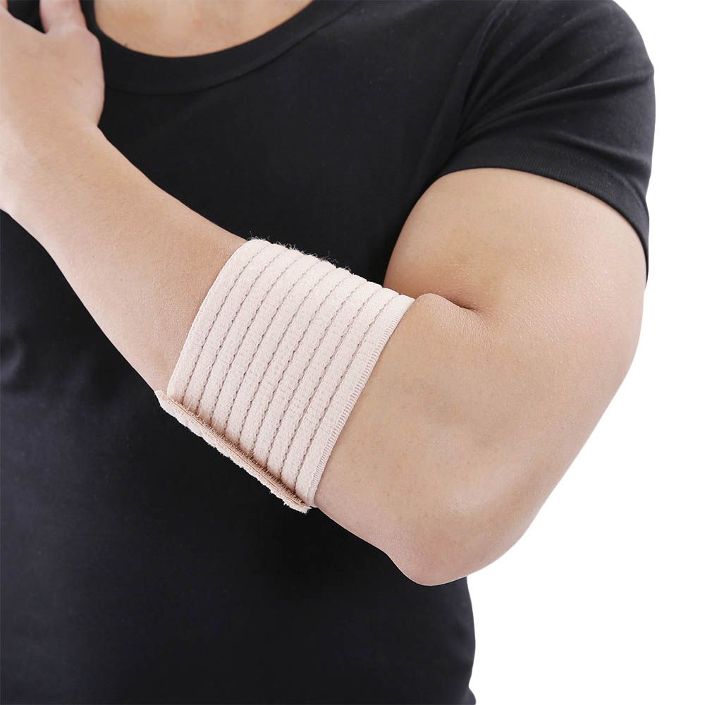 Olympa Elastic Elbow Support Beige One Size OWS-211 - Easy Pharmacy LLC