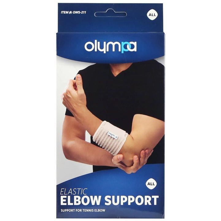 Olympa Elastic Elbow Support Beige One Size OWS-211 - Easy Pharmacy LLC