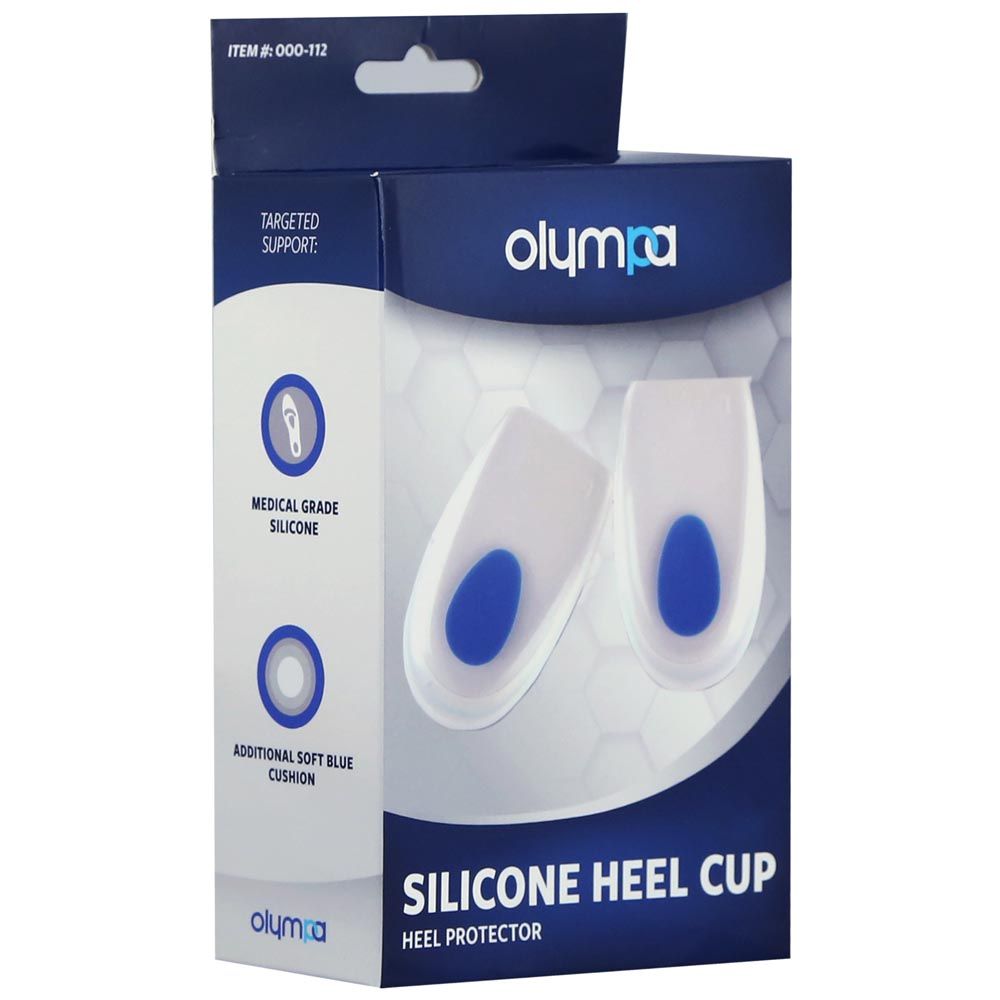Olympa Silicone Heel Cup Medium OOO-112 - Easy Pharmacy LLC