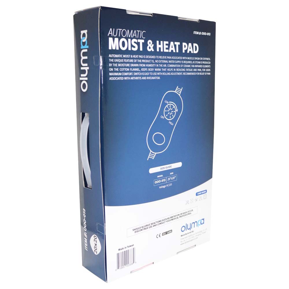 Olympa Automatic Moist & Heat Pad 20 X 20 OOO-013 - Easy Pharmacy LLC
