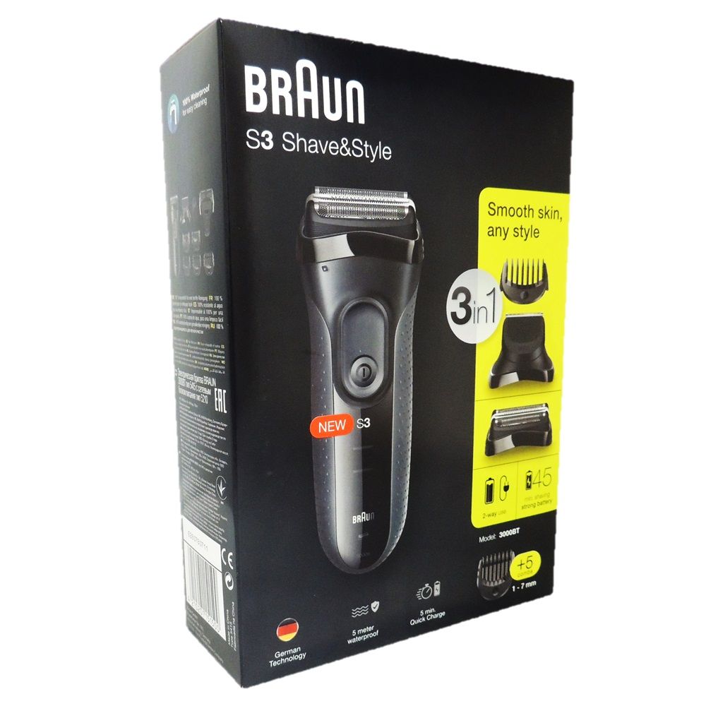Braun Series 3 Shave and Style Trimmer 3000BT - Easy Pharmacy LLC