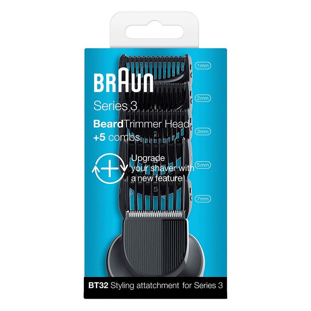Braun Series 3 Beard Trimmer Head + 5 Combs BT32 - Easy Pharmacy LLC