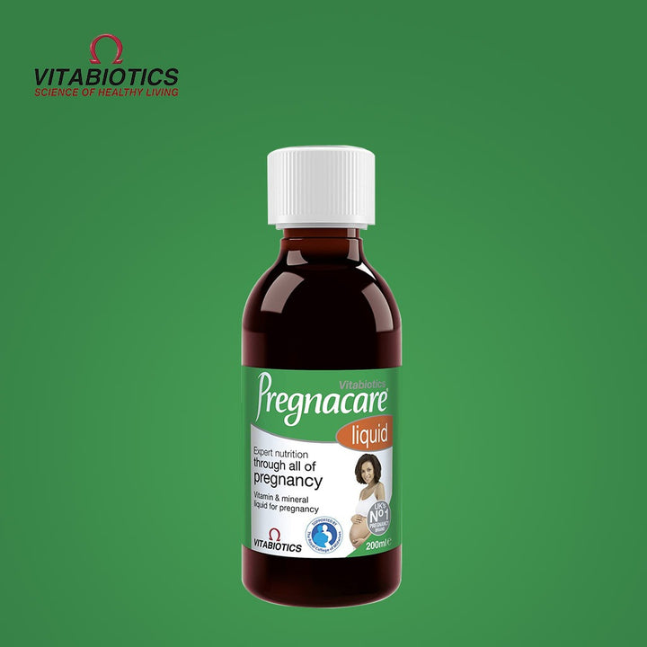 Vitabiotics Pregnacare Liquid Pregnancy Supplement With Folic Acid & Iron 200ml - Easy Pharmacy LLC