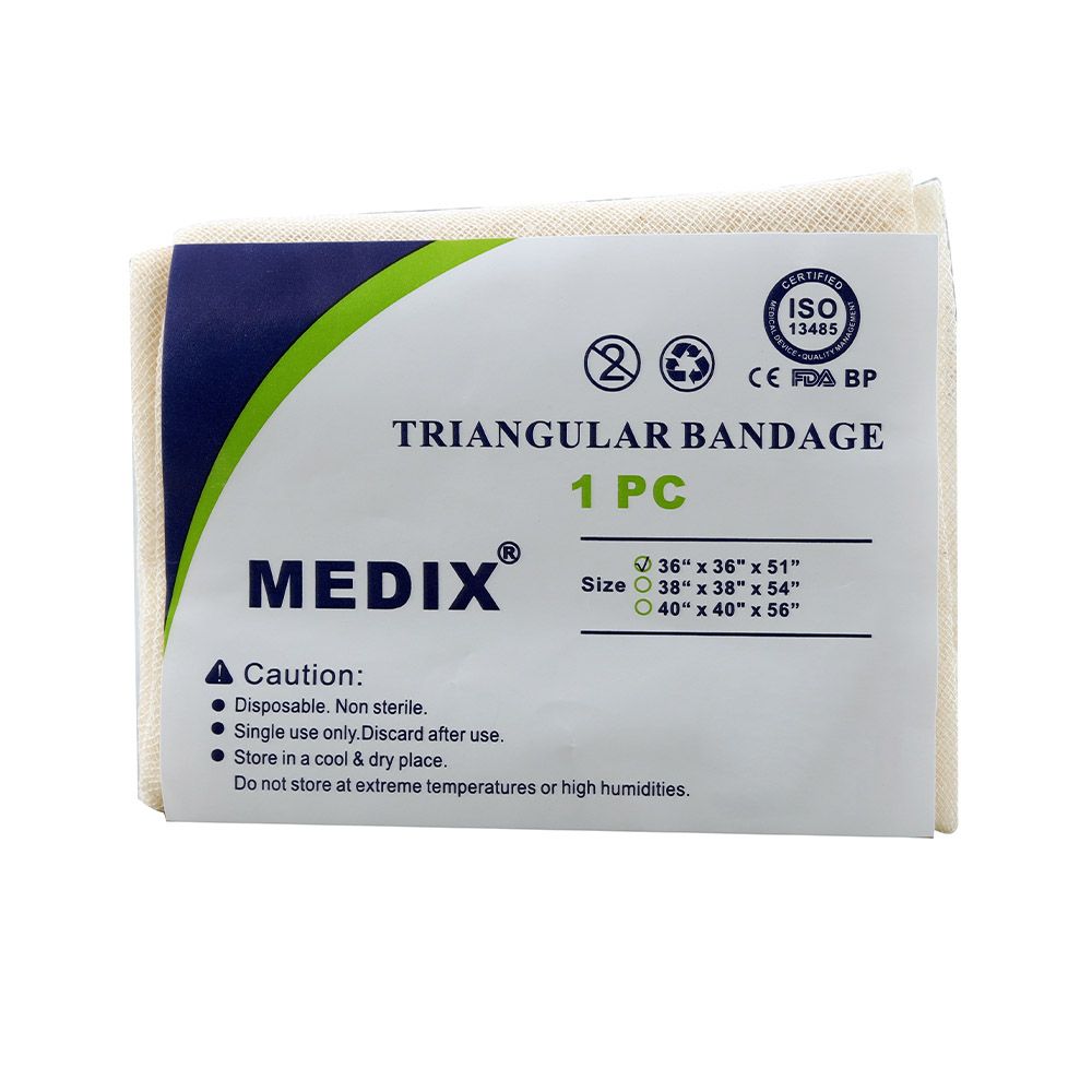 Medix Triangular Bandage 36 x 36 x 51 inch 1's - Easy Pharmacy LLC