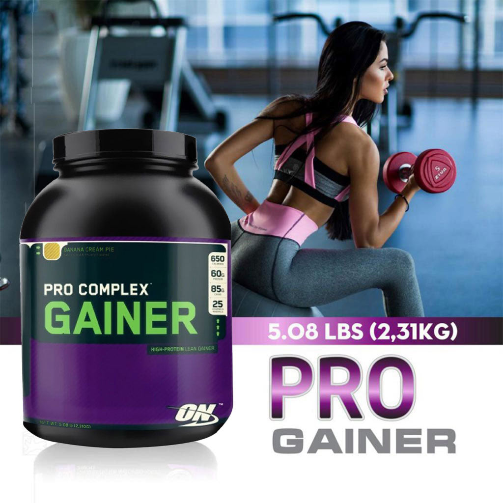 Optimum Nutrition Pro Complex Gainer Powder Banana Cream Pie 5.08lb - Easy Pharmacy LLC