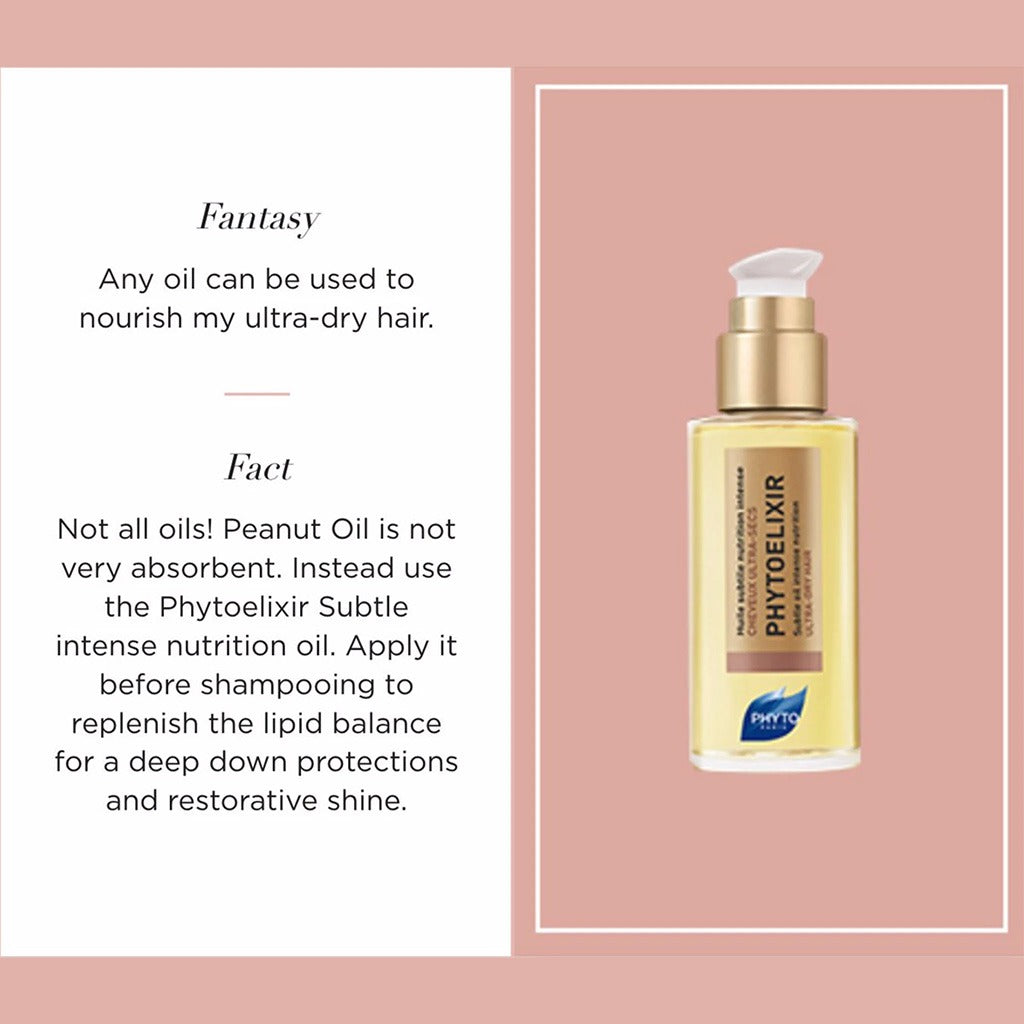 Phyto Phytoelixir Subtle Intense Nutrition Oil To Restore Ultra-Dry Hair 75ml - Easy Pharmacy LLC