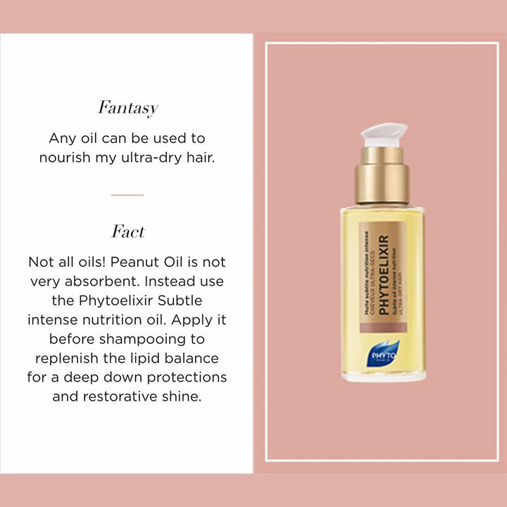 Phyto Phytoelixir Subtle Intense Nutrition Oil To Restore Ultra-Dry Hair 75ml - Easy Pharmacy LLC