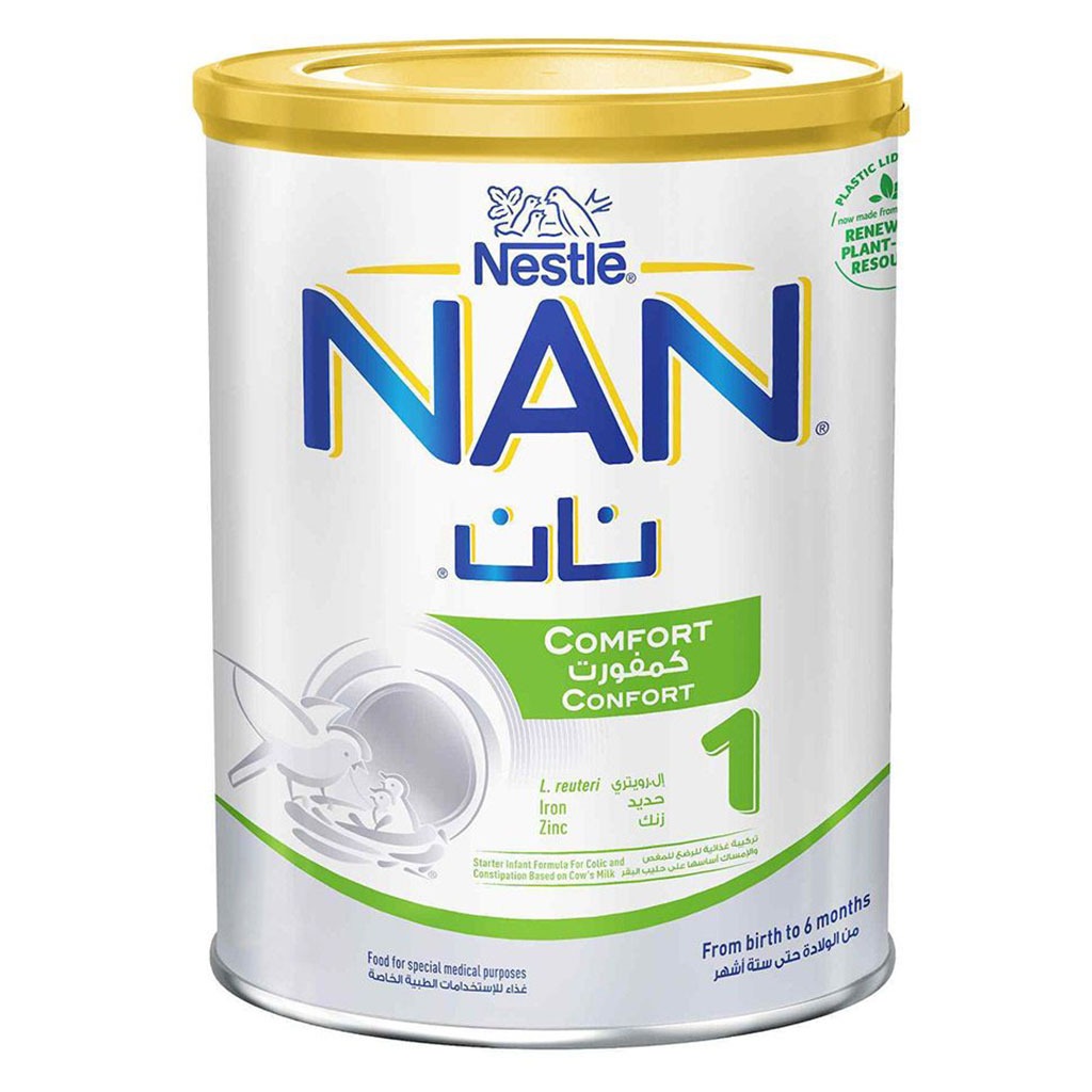 Nestle NAN Comfort Stage 1 Anti Colic Baby Milk Formula For 0 To 6 Months 400g - Easy Pharmacy LLC