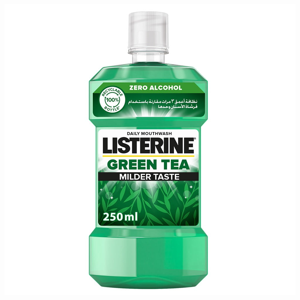 Listerine Zero Alcohol Milder Taste Green Tea Mouthwash 250ml - Easy Pharmacy LLC