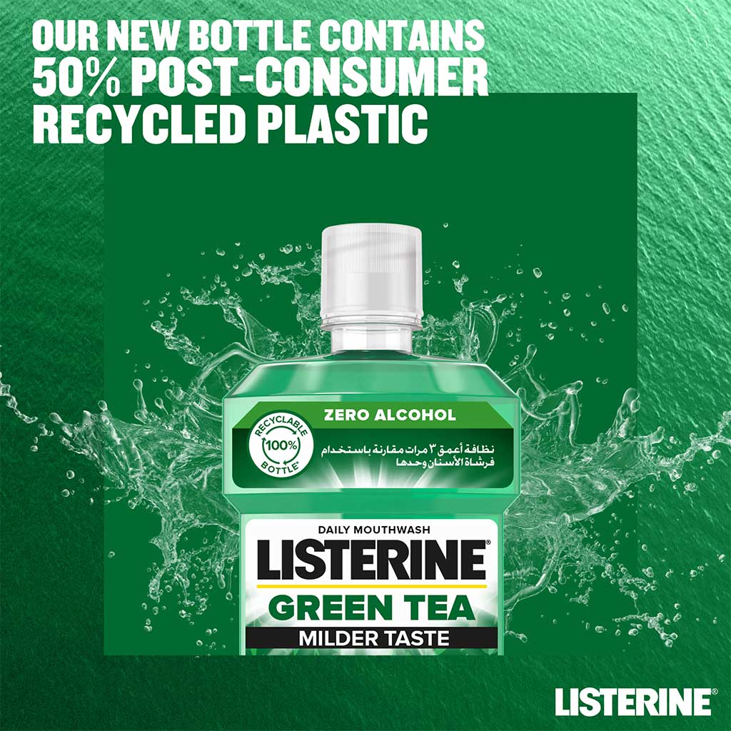 Listerine Zero Alcohol Milder Taste Green Tea Mouthwash 250ml - Easy Pharmacy LLC