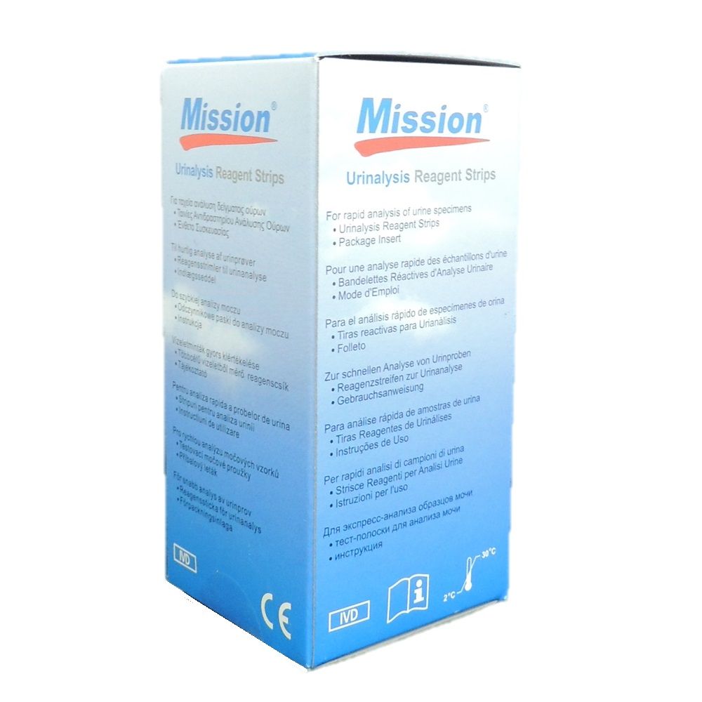 Mission Urinalysis Reagent Strips 100's - Easy Pharmacy LLC