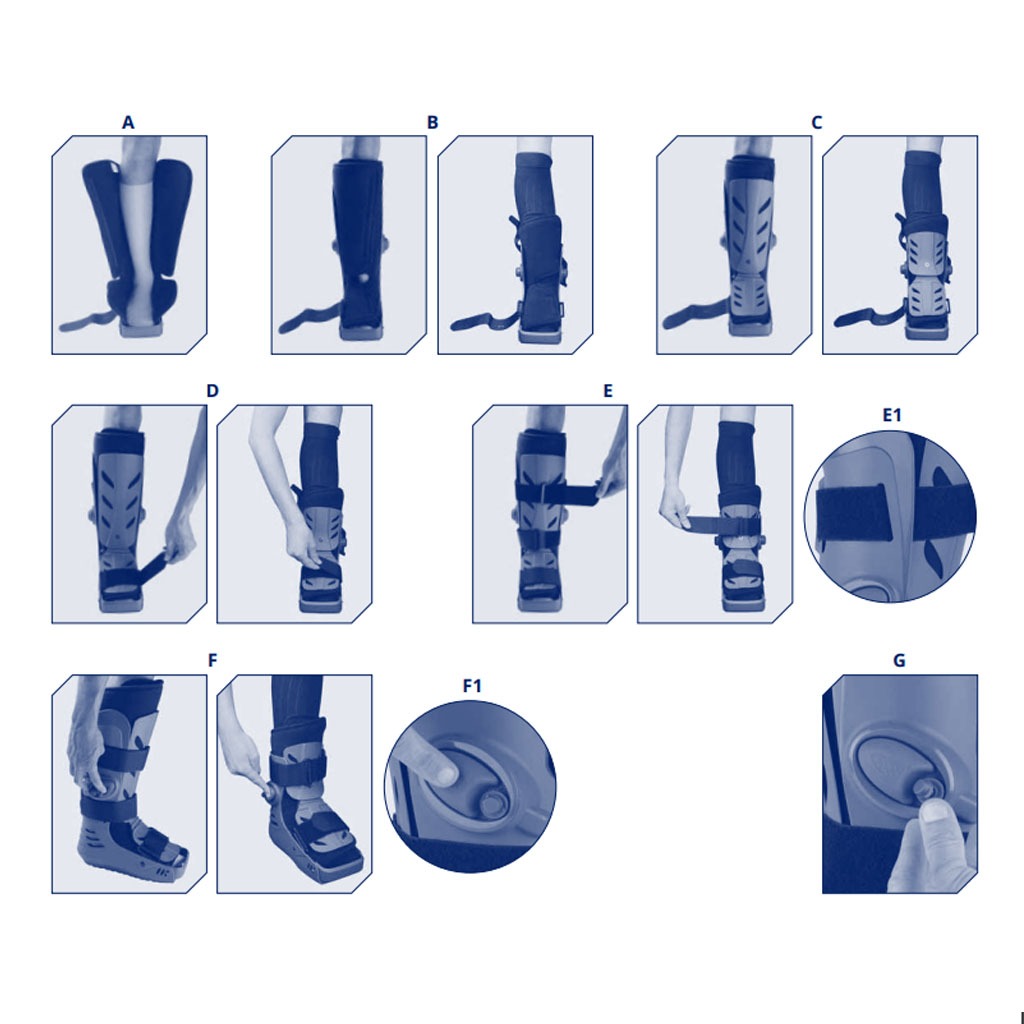 Thuasne XLR8 Walker Boots TD Mid Calf Small - Easy Pharmacy LLC