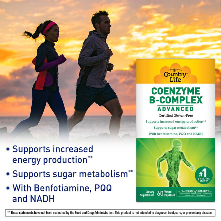 Country Life Coenzyme B-Complex Advanced Capsules 60's - Easy Pharmacy LLC