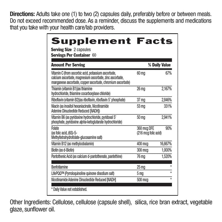 Country Life Coenzyme B-Complex Advanced Capsules 60's - Easy Pharmacy LLC