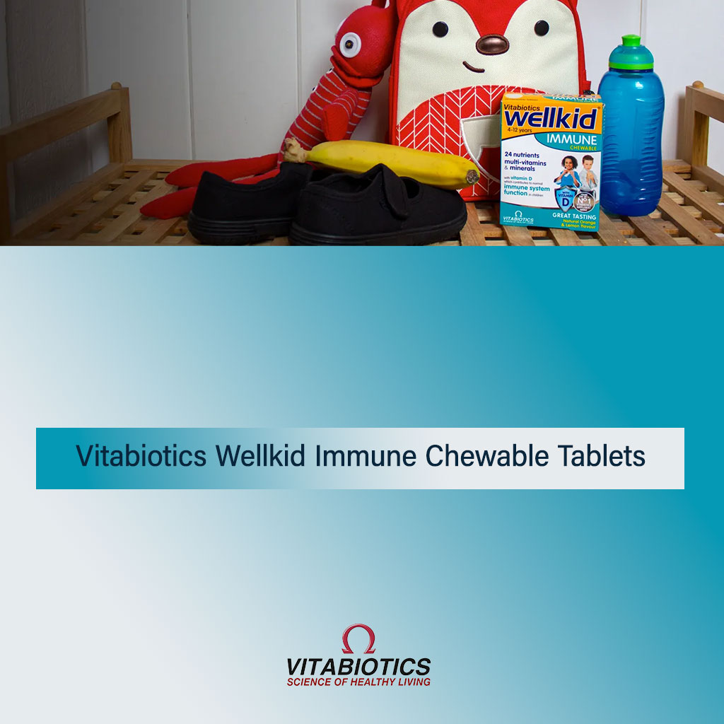Vitabiotics Wellkid Immune Chewable Tablets With Multivitamins & Minerals For Kid's Immune Support, Pack of 30's - Easy Pharmacy LLC