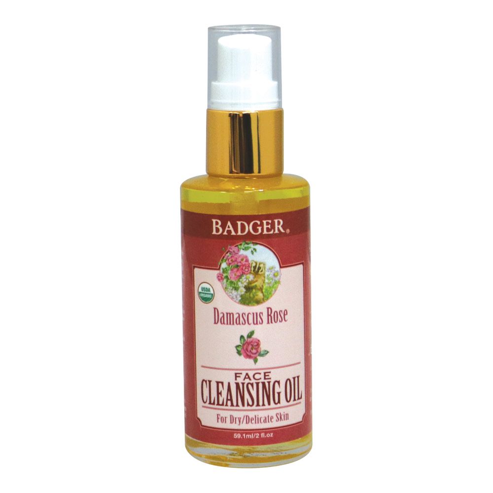 Badger Damascus Rose Face Cleansing Oil 59.1 mL - Easy Pharmacy LLC