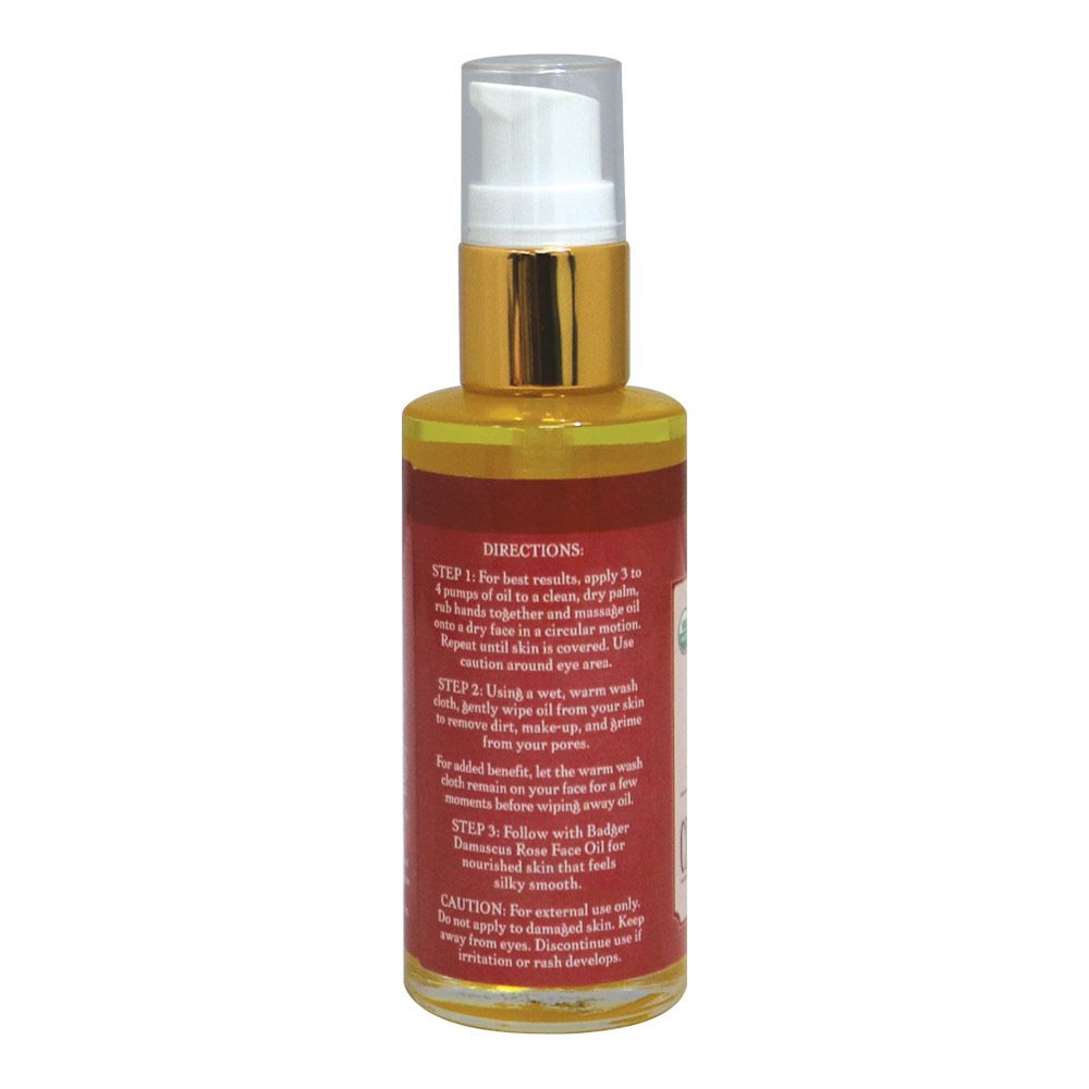 Badger Damascus Rose Face Cleansing Oil 59.1 mL - Easy Pharmacy LLC
