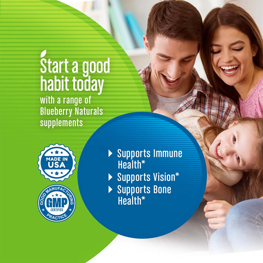 Blueberry Naturals Vitamin A 10,000IU Softgels 100's B0005 - Easy Pharmacy LLC