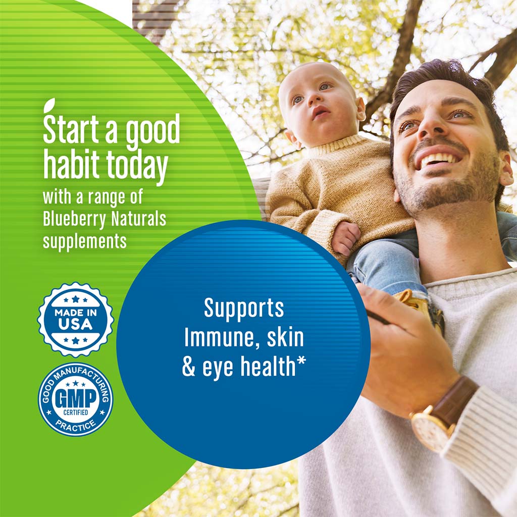 Blueberry Naturals Betacarotene 25,000IU Softgels 100's B0012 - Easy Pharmacy LLC