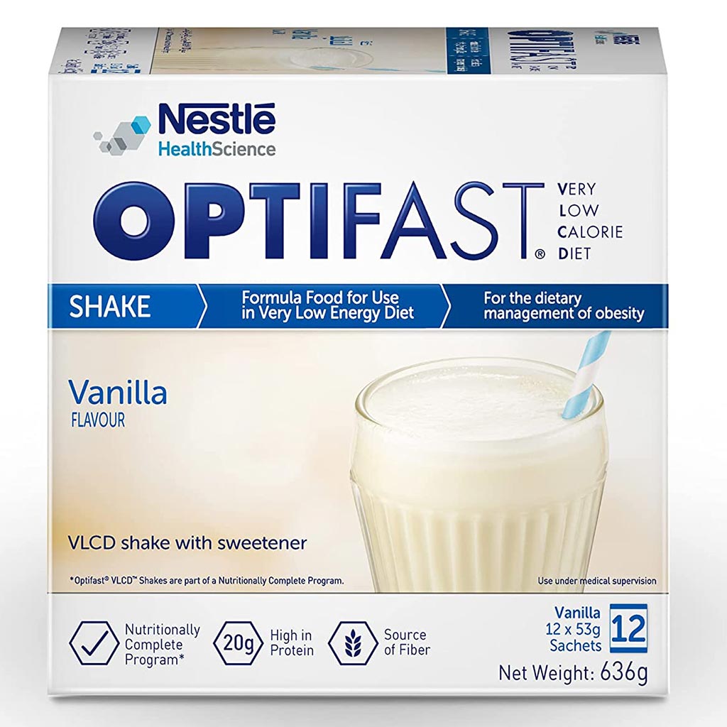 Nestle Optifast Shake Powder Mix Sachets Vanilla 12's - Easy Pharmacy LLC