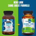 Blueberry Naturals Buffered Quick C 500 mg Vegetarian Capsules 60's