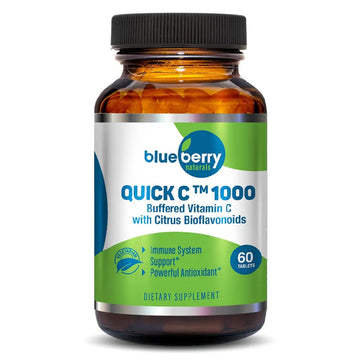 Blueberry Naturals Buffered Quick C 1000 mg Tablets 60's