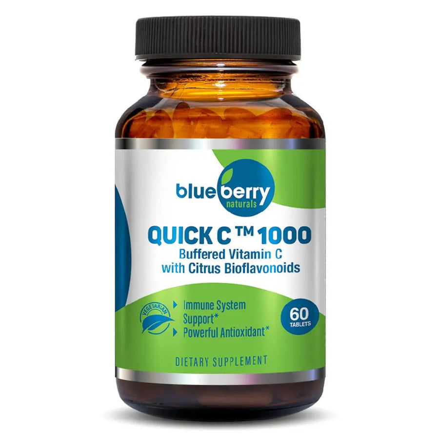 Blueberry Naturals Buffered Quick C 1000 mg Tablets 60's