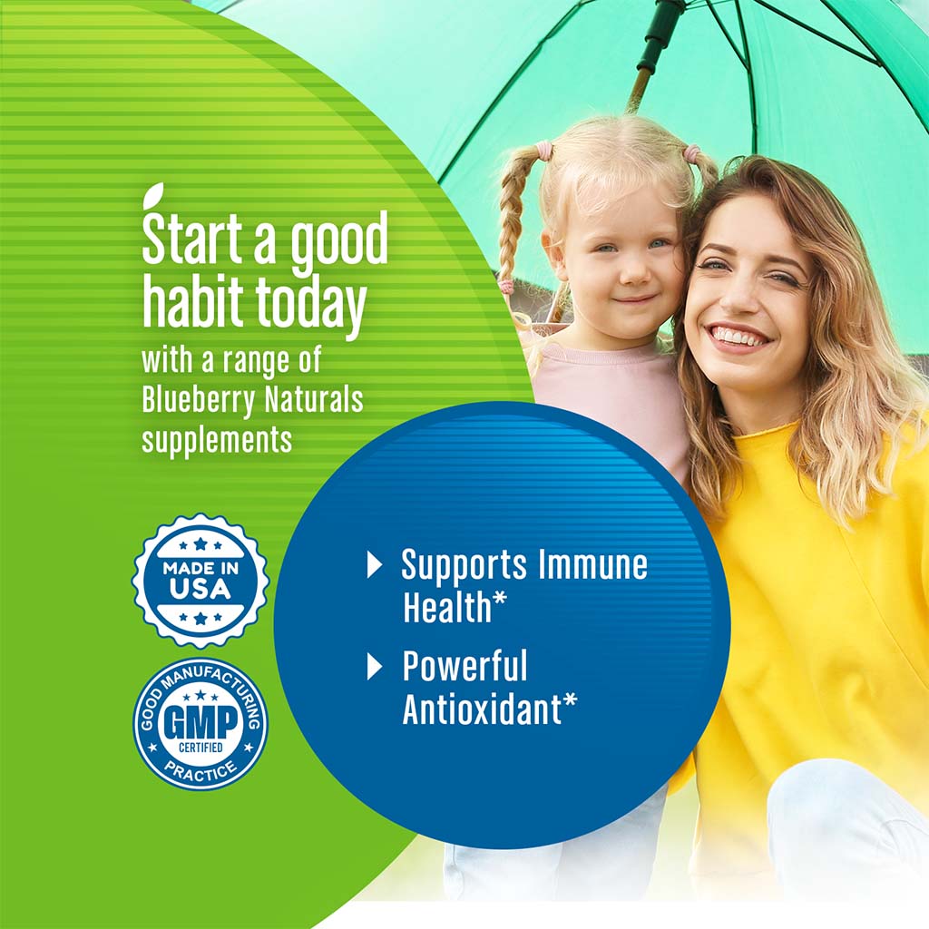 Blueberry Naturals Super E 1000IU Softgels 60's B0227 - Easy Pharmacy LLC