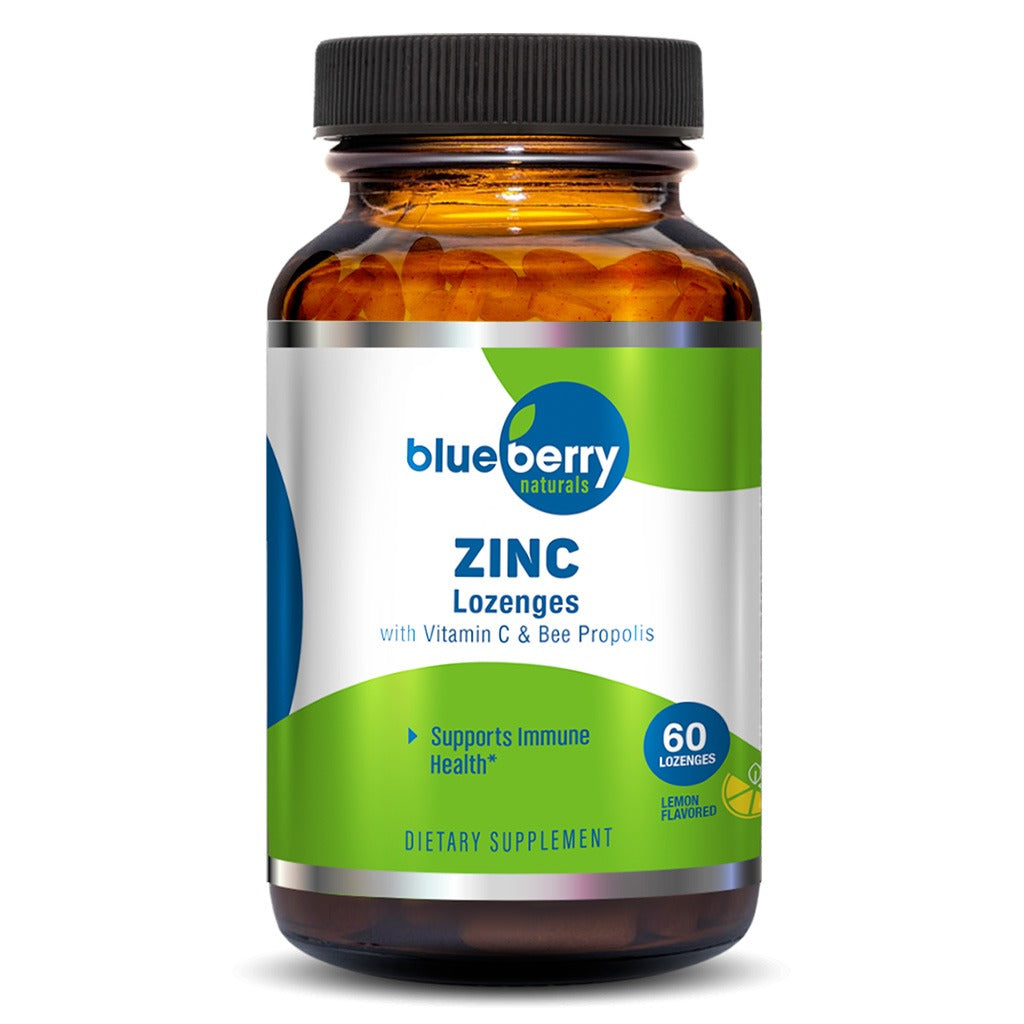 Blueberry Naturals Zinc Lozenges 60's B0289 - Easy Pharmacy LLC