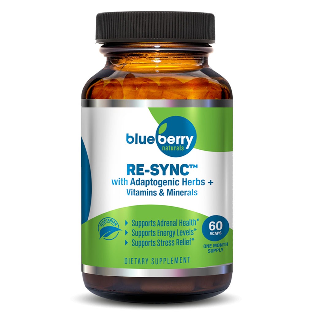 Blueberry Naturals Re-Sync Vegetarian Capsules 60's B0326 - Easy Pharmacy LLC
