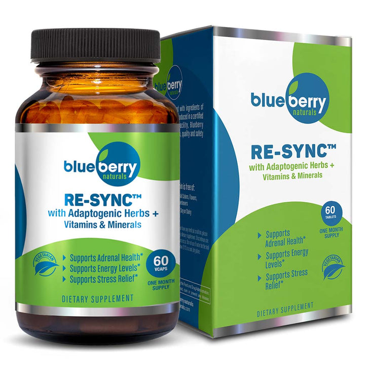 Blueberry Naturals Re-Sync Vegetarian Capsules 60's B0326 - Easy Pharmacy LLC
