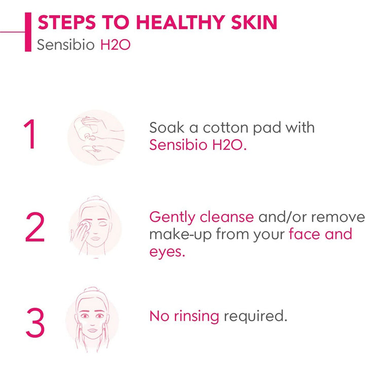 Bioderma Sensibio H2O Cleansing & Make up Removing Micellar Water 500ml - Easy Pharmacy LLC