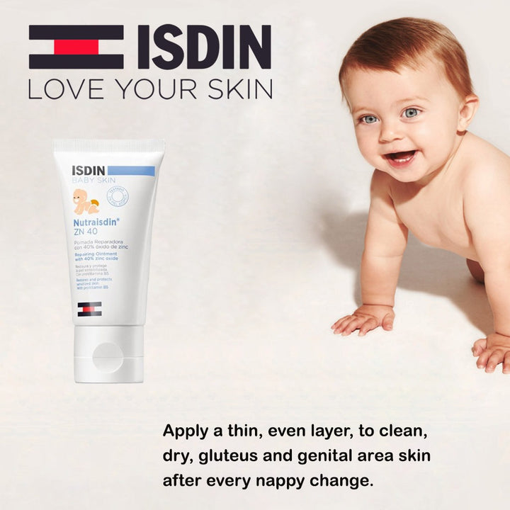 Isdin Baby Skin Nutraisdin Zn 40 Repairing Ointment 50 mL - Easy Pharmacy LLC