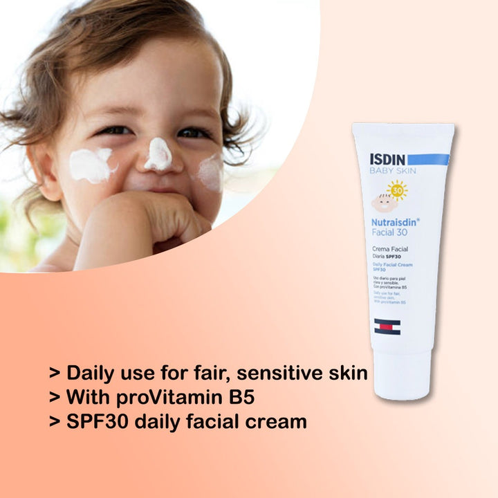 Isdin Baby Skin Nutraisdin Facial Cream SPF30 50 mL - Easy Pharmacy LLC