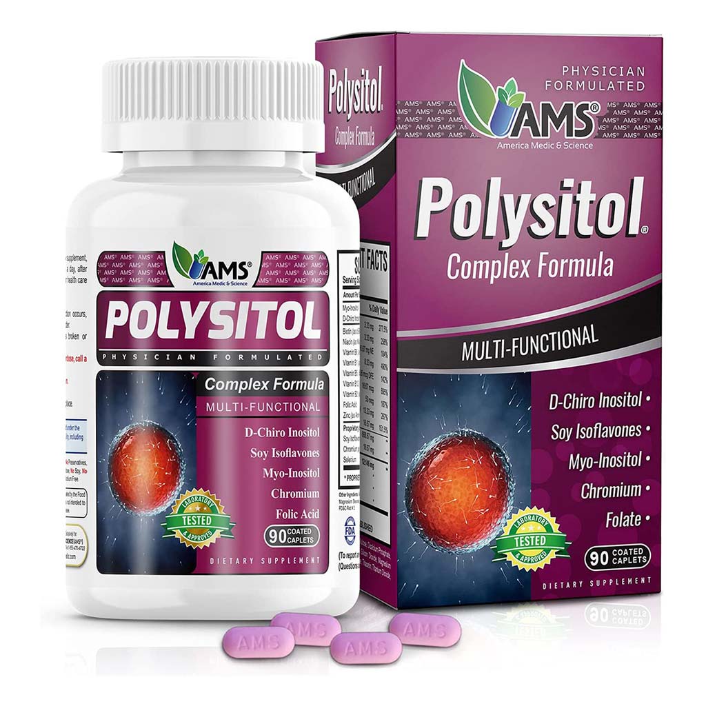 AMS Polysitol Caplet, Fertility Supplement For Women, Pack of 90's - Easy Pharmacy LLC