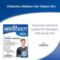 Vitabiotics Wellteen Him Multivitamin for Teenage Boys – 30 Tablets