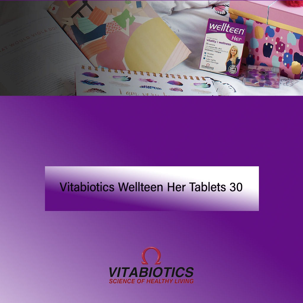 Vitabiotics Wellteen HER Multivitamin Supplement Tablets For Teenage Girls, Pack of 30's - Easy Pharmacy LLC