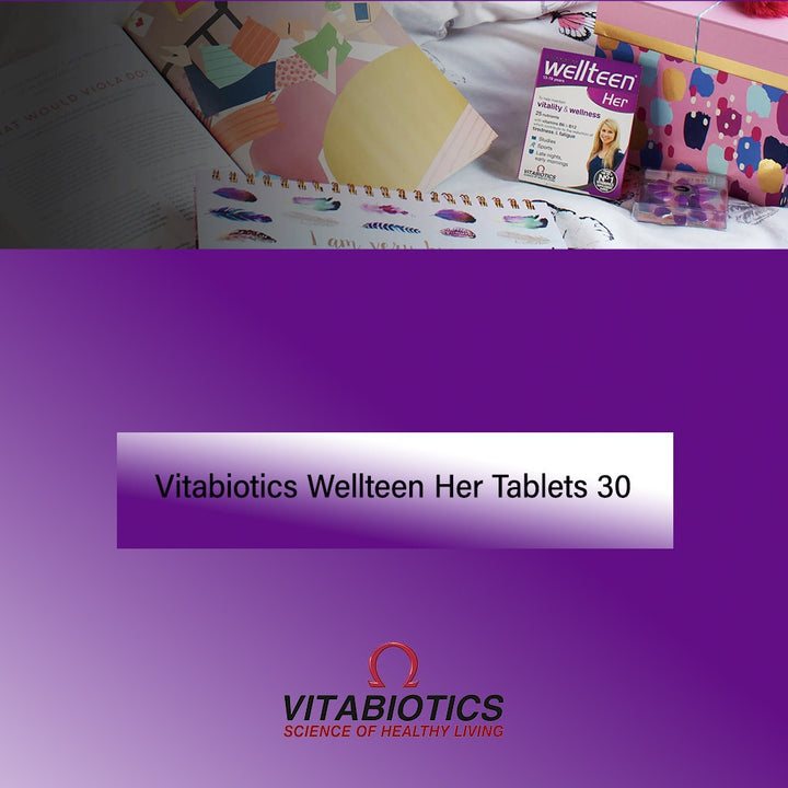 Vitabiotics Wellteen HER Multivitamin Supplement Tablets For Teenage Girls, Pack of 30's - Easy Pharmacy LLC