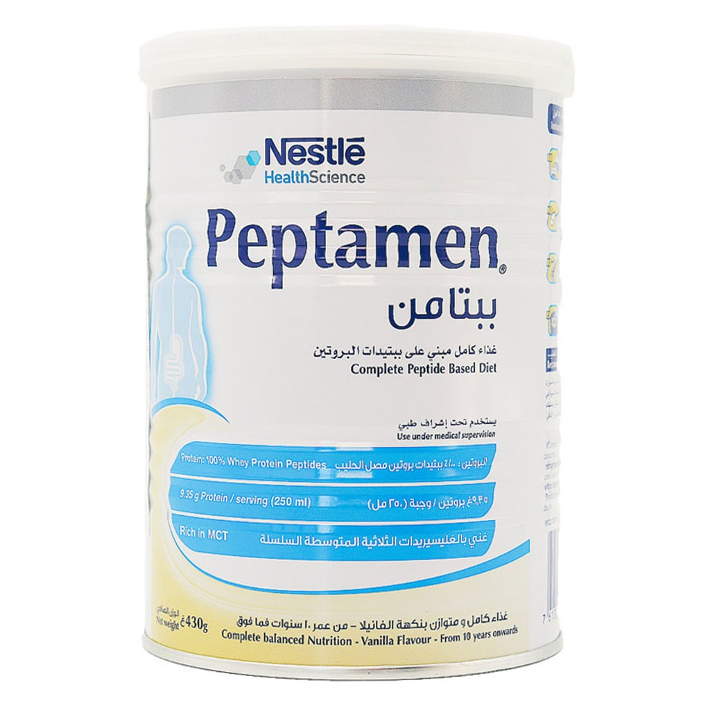 Nestle Peptamen Complete Peptide Based Diet Vanilla 430 g - Easy Pharmacy LLC