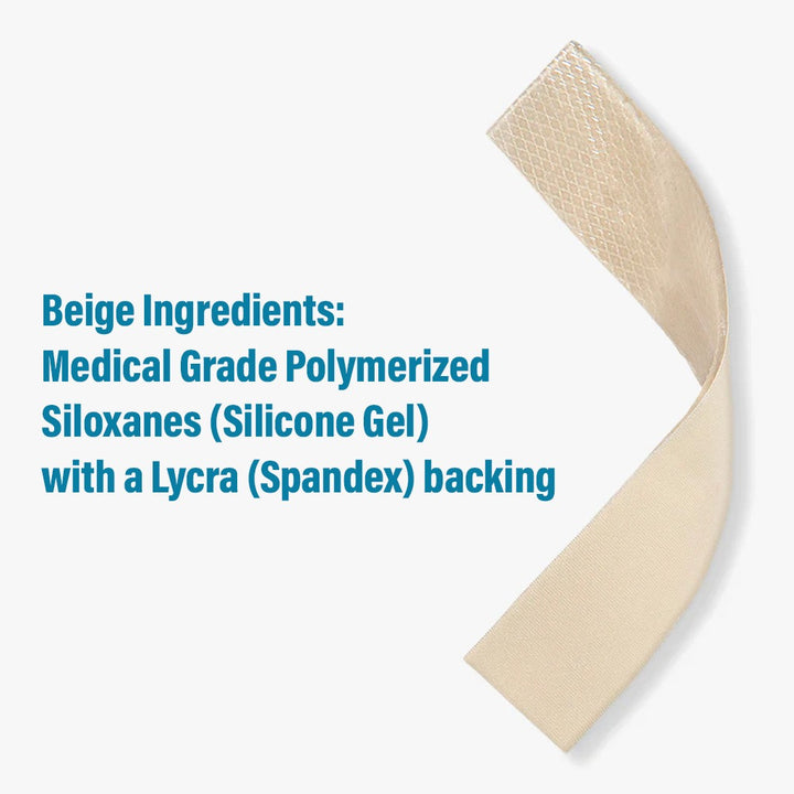 NewGel+ Advanced Medical-Grade 2" x 8" C-Section Strip For C-Section Scar Management, NG-160 Beige, Pack of 1's - Easy Pharmacy LLC