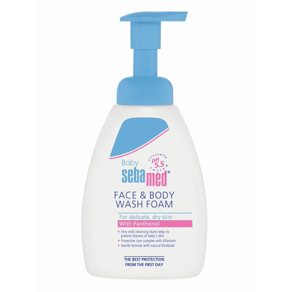 Sebamed Baby Face & Body Wash Foam 400 mL - Easy Pharmacy LLC