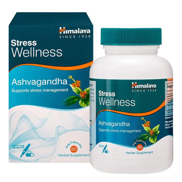 Himalaya Ashwagandha Capsules for Stress & Wellness, 60 Vegetarian Capsules
