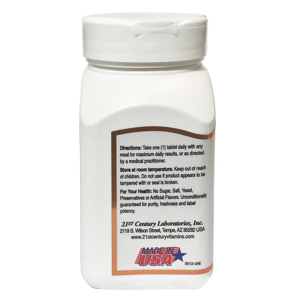 21st Century Stress B Multivitamin Tablets With Zinc For Energy & Immune Support, Pack of 30's - Easy Pharmacy LLC