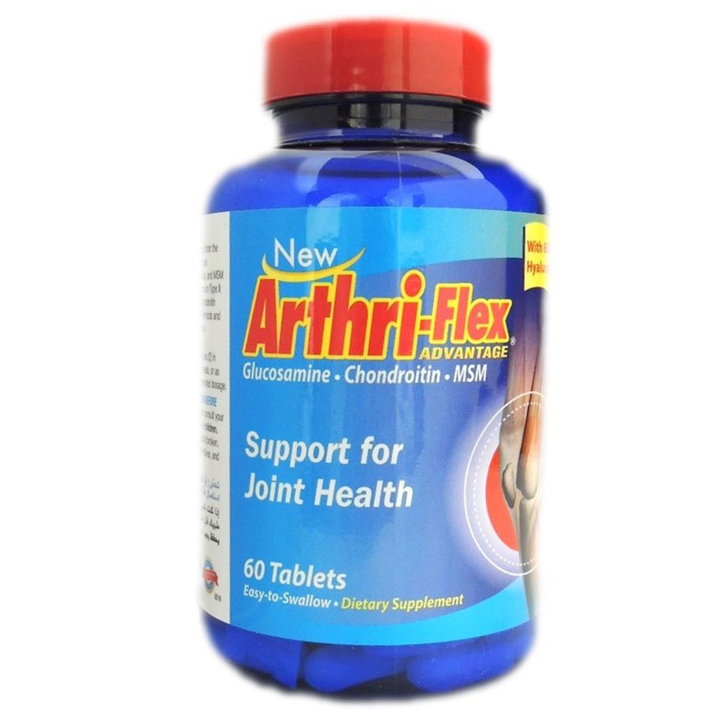 21st Century Arthri-Flex Advantage Tablet With MSM, Glucosamine, Chondroitin & Hyaluronic Acid, For Joint Health, Pack of 60's - Easy Pharmacy LLC