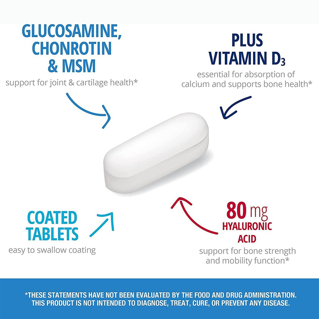 21st Century Arthri-Flex Advantage Tablet With MSM, Glucosamine, Chondroitin & Hyaluronic Acid, For Joint Health, Pack of 60's - Easy Pharmacy LLC