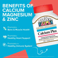 21st Century Calcium Plus Multimineral Vitamin D Tablets For Bones And Teeth Pack Of 30