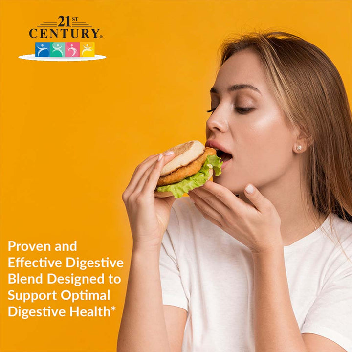 21st Century Digestive Enzymes Capsules For Healthy Digestive Function, Pack of 60's - Easy Pharmacy LLC