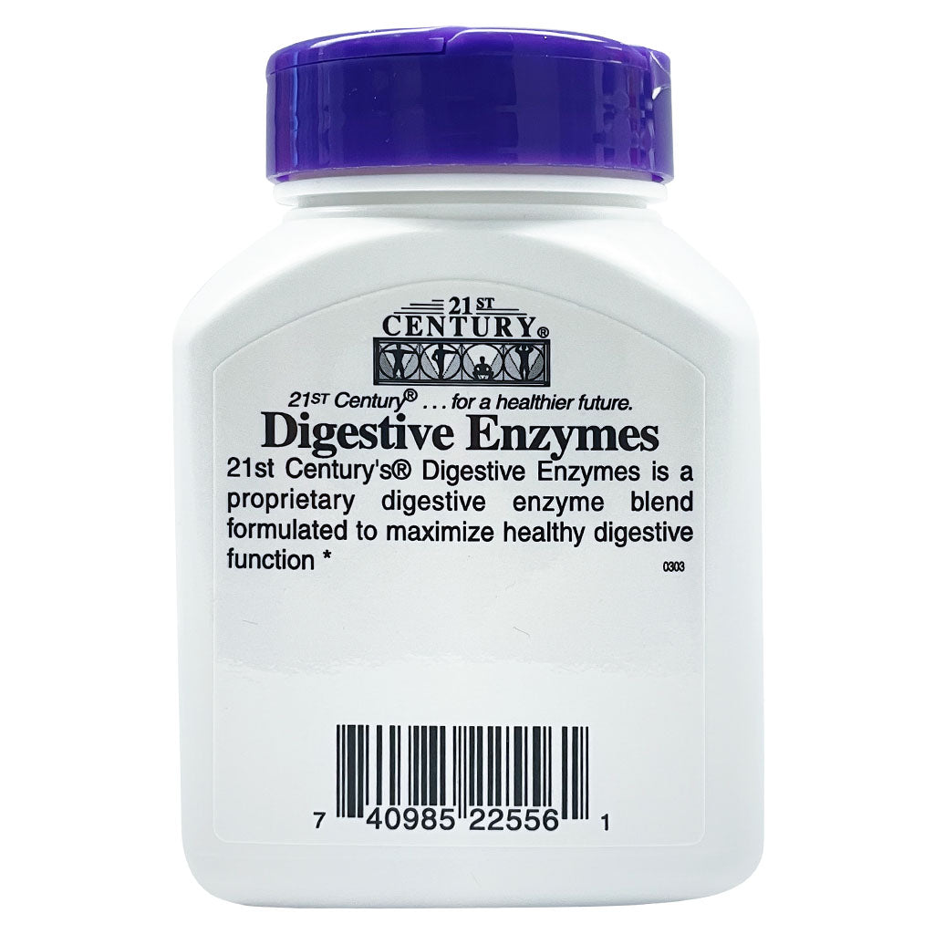 21st Century Digestive Enzymes Capsules For Healthy Digestive Function, Pack of 60's - Easy Pharmacy LLC